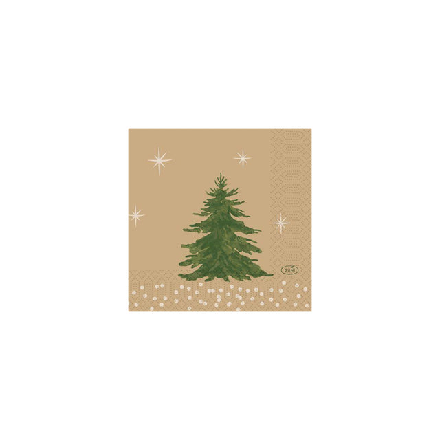 Napkin DUNI Trees 3-ply 24x24cm 50/pack