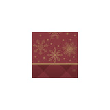 Napkin DUNI Rhombus 3-l 33cm red 50/pack