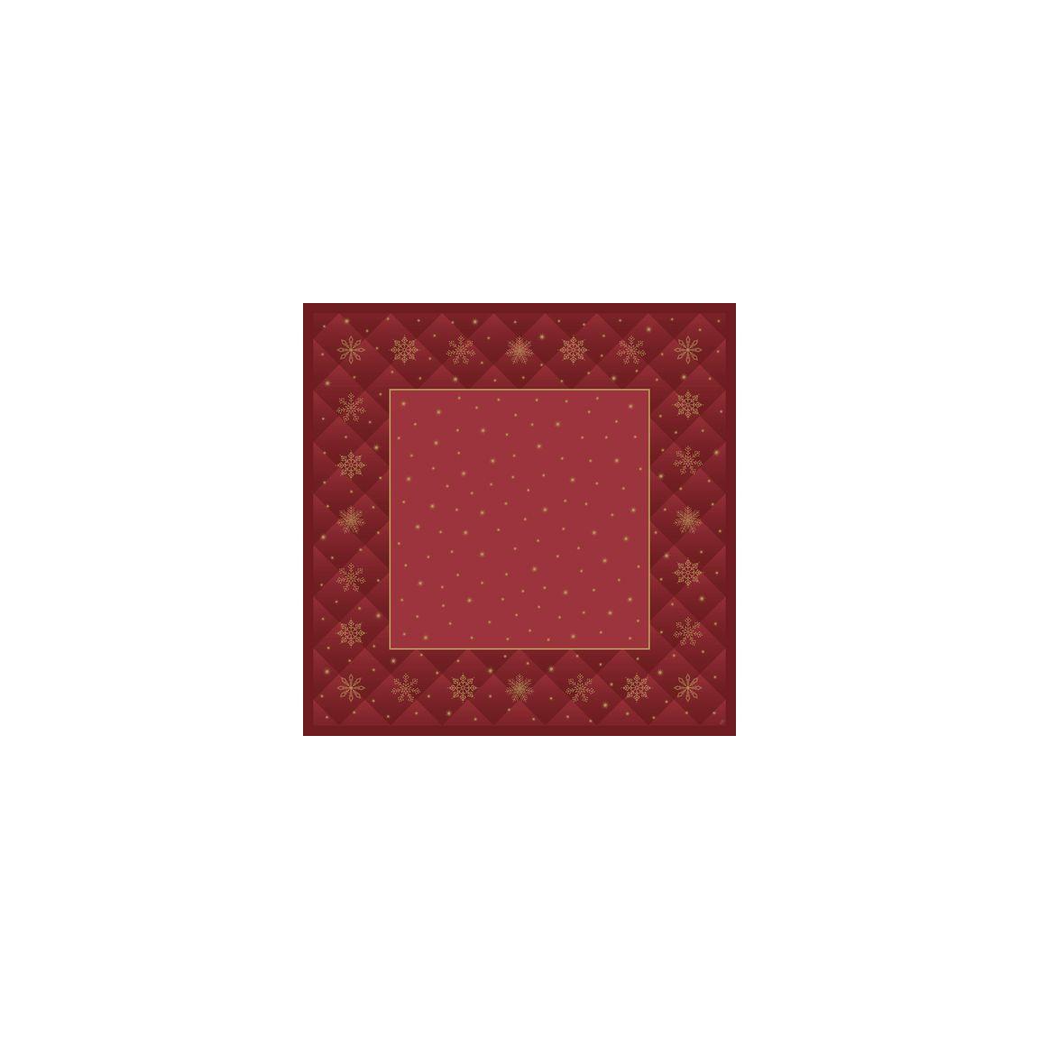 Cut cloth DUNI Rhombus 84x84cm red 20/pack