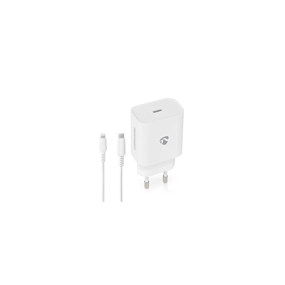 Wall Charger NEDIS 20 W USB-C/Lightning