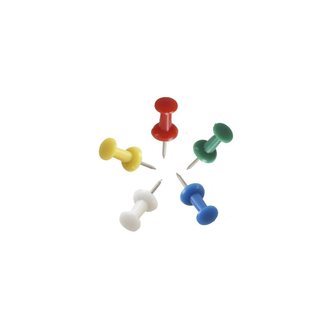 Map pins ACTUAL cylindrical white30/pc