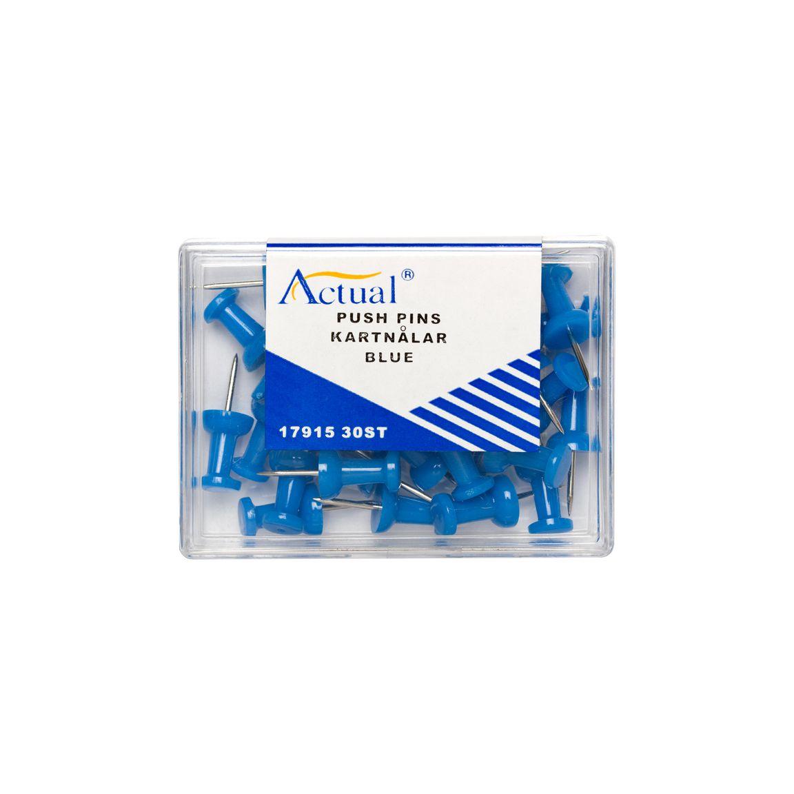 Map pins ACTUAL cylindrical blue30/pc