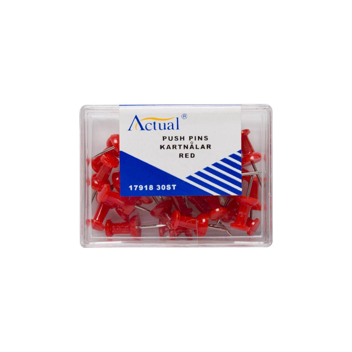 Map pins ACTUAL cylindrical red30/pc