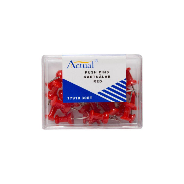 Map pins ACTUAL cylindrical red30/pc