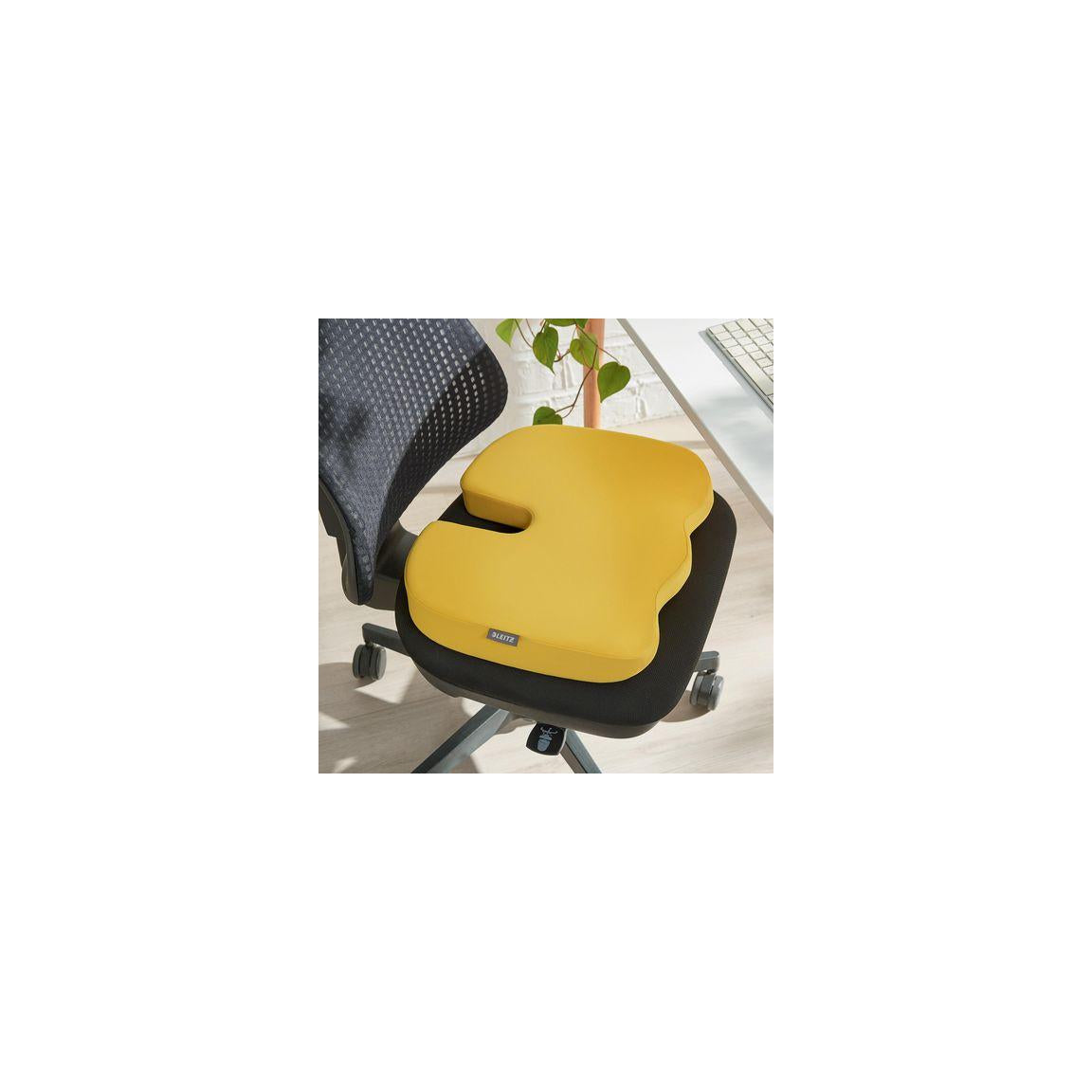 Seat cushion LEITZ Ergo Cosy yellow