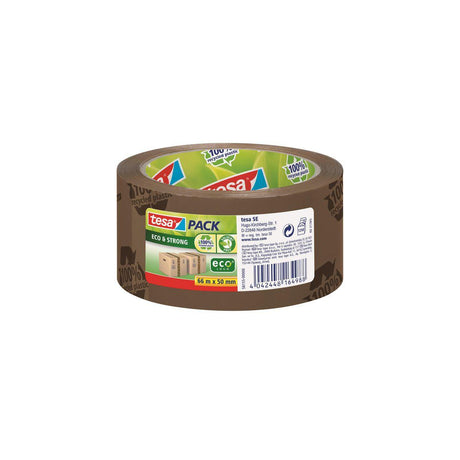 Packing tape TESA Eco Str.50mmx66m brown logo