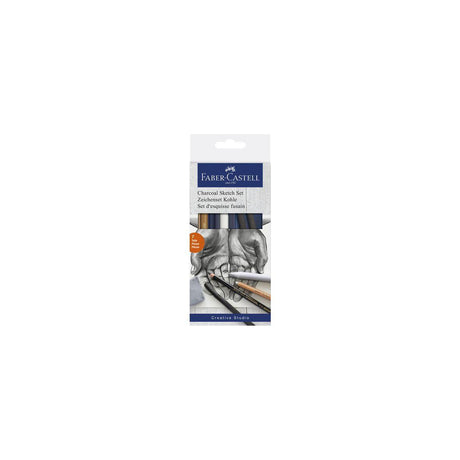 Ski pencils Faber Castell carbon 6/pack
