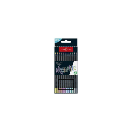 Coloured pencil Black Edition Metallic 12/pack