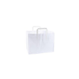 Takeaway carrier bag white 300/pc