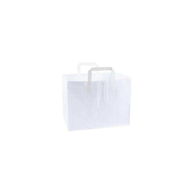 Takeaway carrier bag white 300/pc