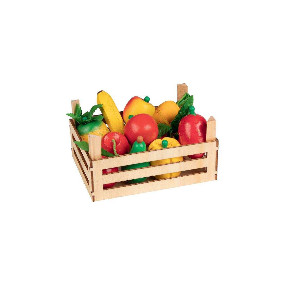 Wooden fruit and vegetable box