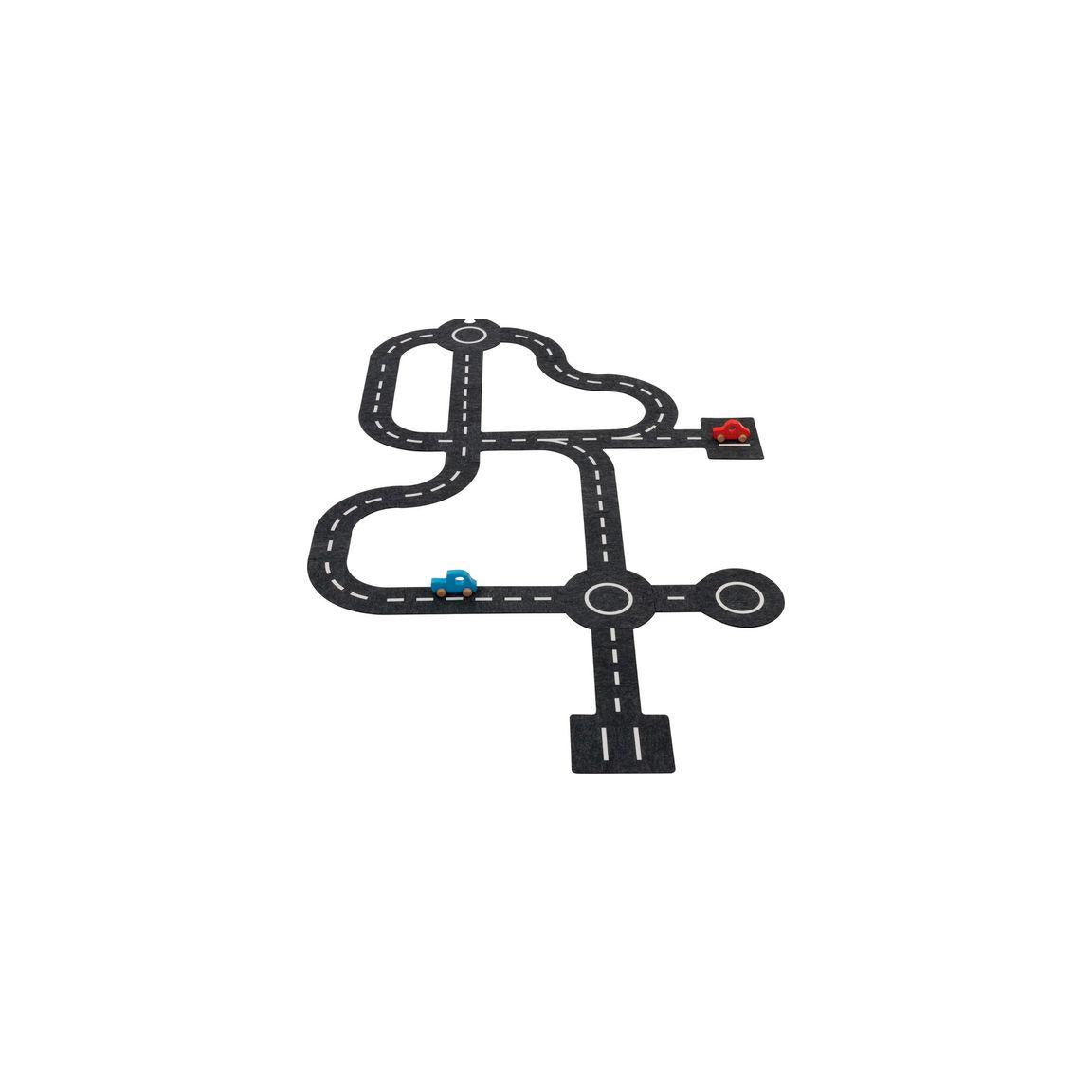 Roadway large car track 30 pieces