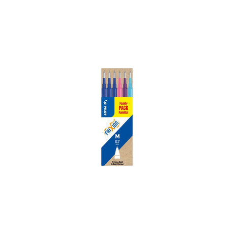 Refill PILOT Frixion 0,7mm 4-colours 6/pc