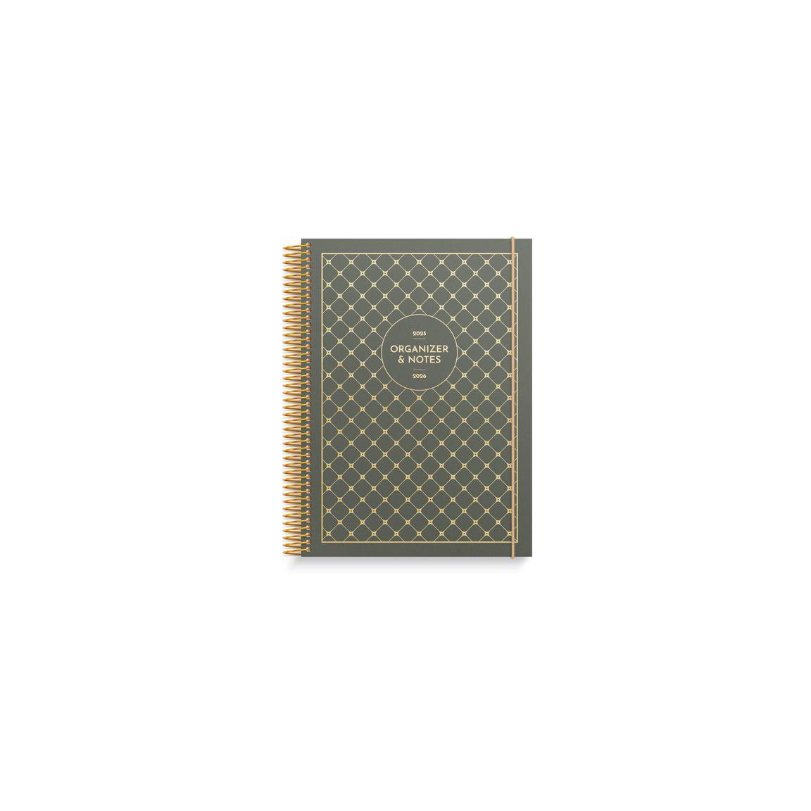 Calendar Organiser & Notes 25/26 green