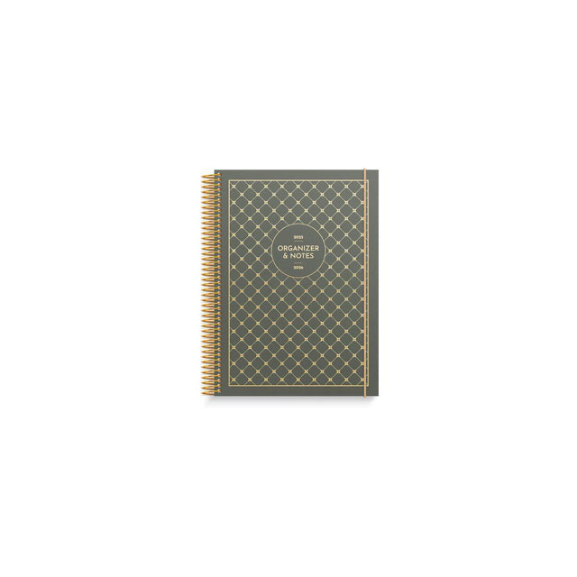 Calendar Organiser & Notes 25/26 green