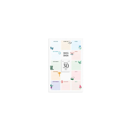 Wall calendar Class diary 25/26