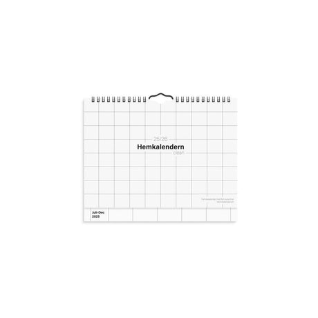 Home calendar Clean 25/26