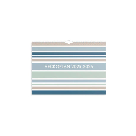 Wall calendar Weekly plan 25/26