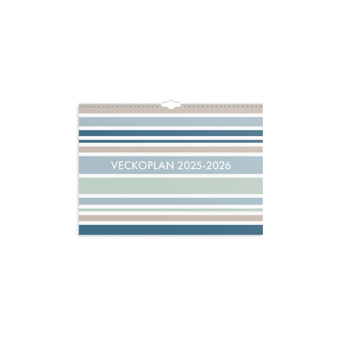 Wall calendar Weekly plan 25/26