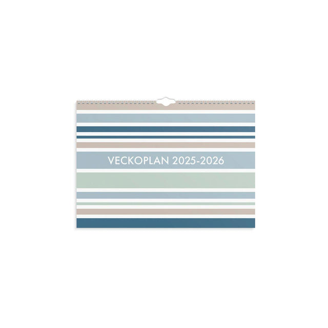 Wall calendar Weekly plan 25/26