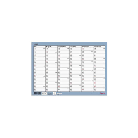 Wall calendar A4 25/26