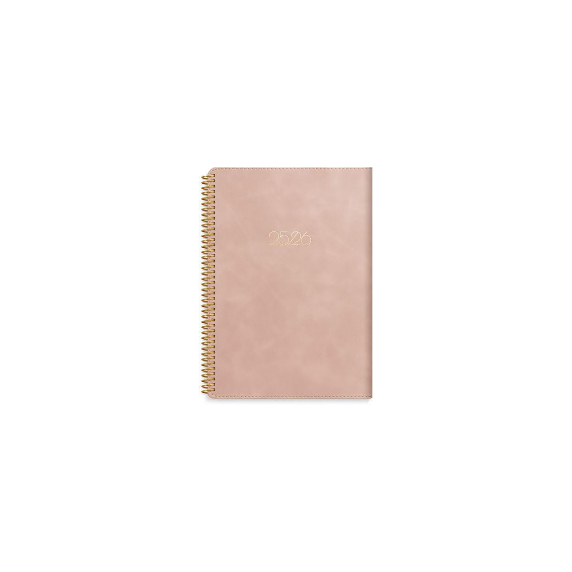 Calendar Study Twist pink A5 25/26