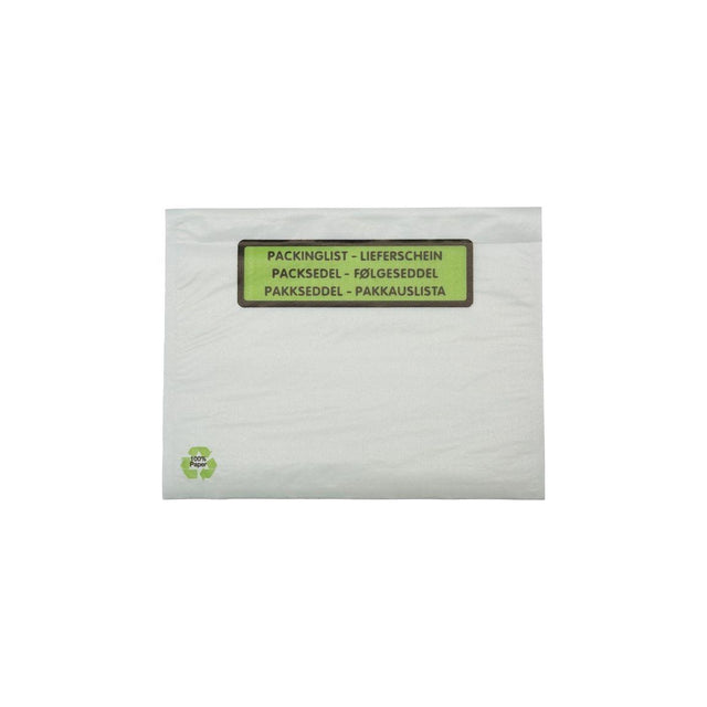 Packing slip envelope paper C5 print 1000/FP