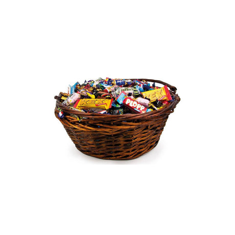 Candy Gift basket brown wrapped 5kg