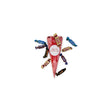 Candy Valentine's cone wrapped 80g