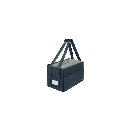 Storage bag M LEITZ fabric dark grey