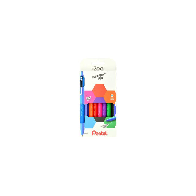 Ballpoint pen PENTEL iZee black colour 8/pack