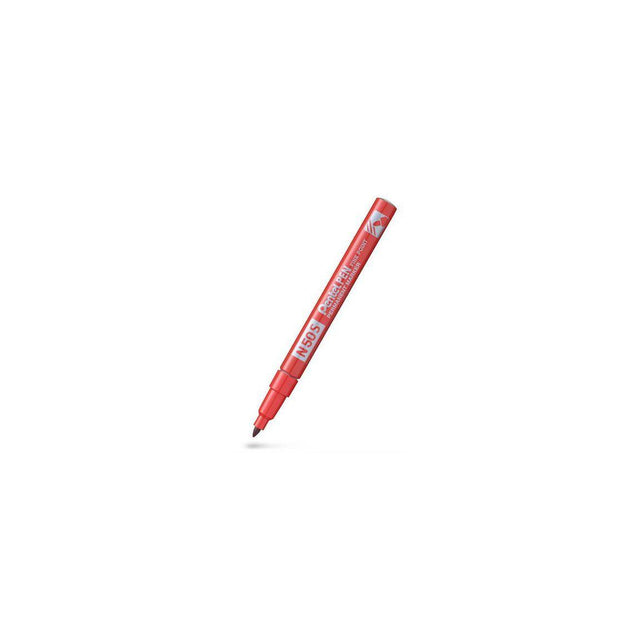 Marking pen PENTEL perm. 3,2mm round red