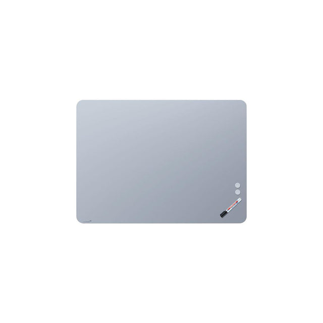 Glass board LEGAMASTER r.corner 90x120cm blue