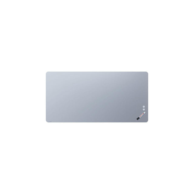 Glass board LEGAMASTER r.hörn 100x200cm bl