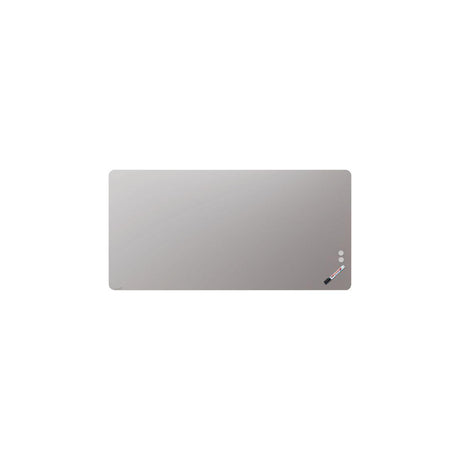 Glass board LEGAMASTER r. corner 100x200cm gr