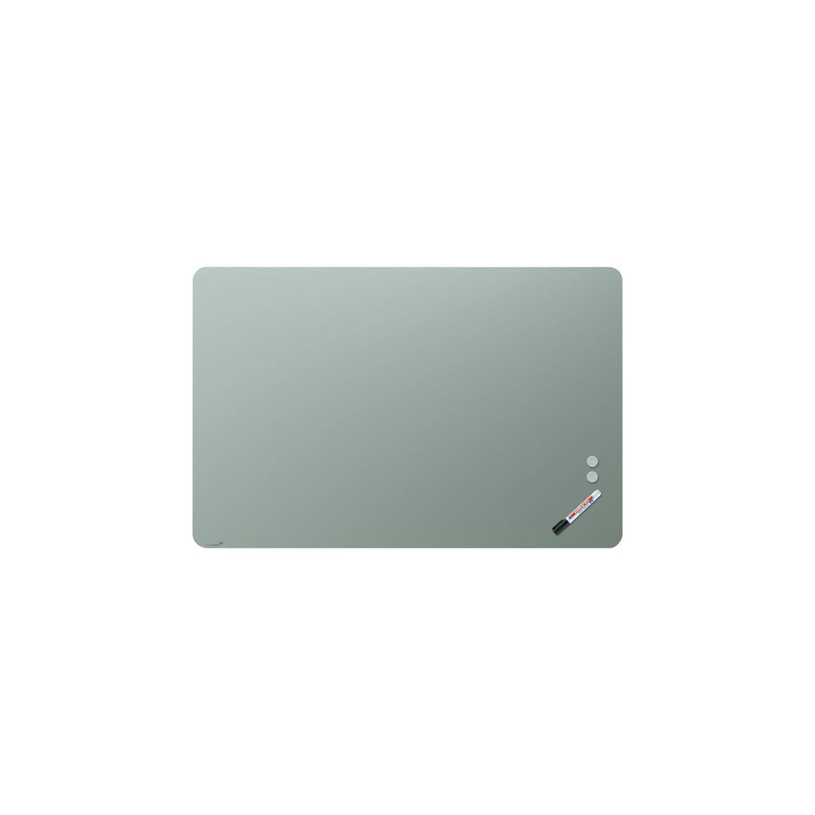 Glass board LEGAMASTER r. corner 100x150cm lg