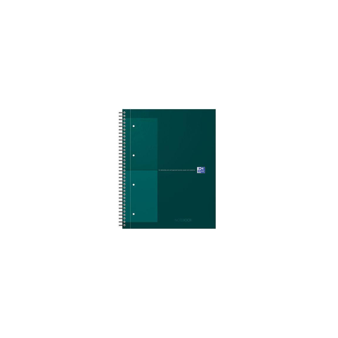 College pad Oxford Int.A4+ square green
