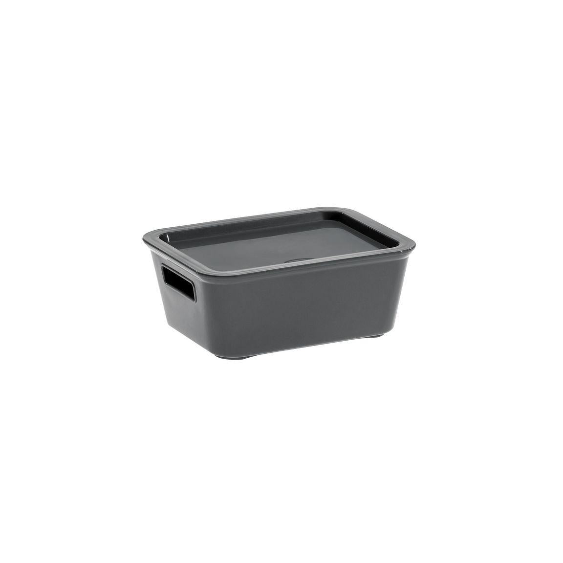 Plastic box CEP Bella plastic 1,18L grey