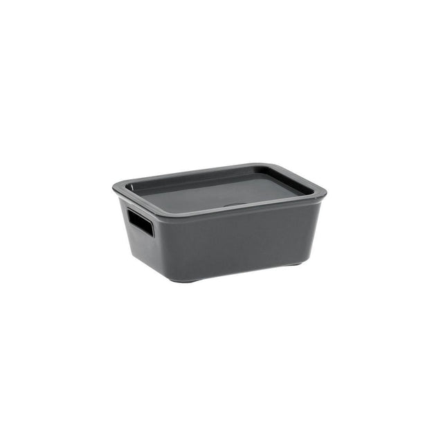 Plastic box CEP Bella plastic 1,18L grey