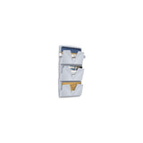 Form tray LYRECO 3-compartment light grey