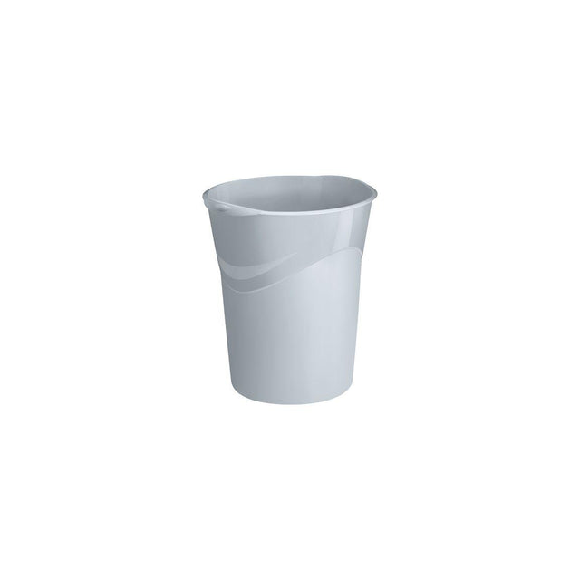 LYRECO 14L wastepaper basket grey