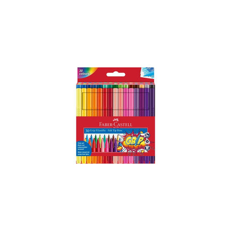 Fibre pen FABER neon and pastel 30/pack