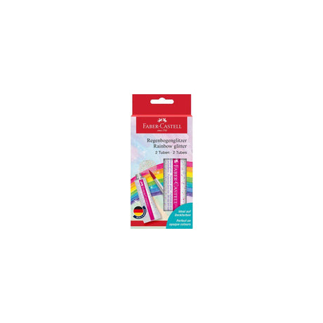 Glitter colour FABER Rainbow 2 x12 ml