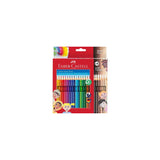 FABER CASTELL Grip coloured pencil 24/pack