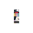 Fibre pen Black Edition pastel 6/pc