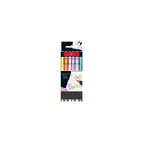 Fibre pen Black Edition pastel 6/pc