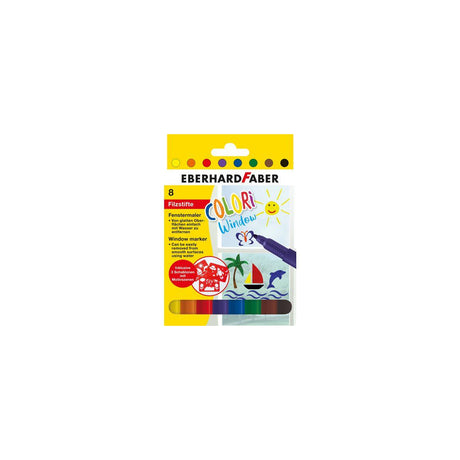 FABER CASTELL jumbo window pen 8/pack