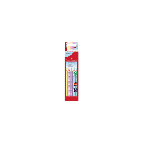 FABER Jumbo Grip pastel coloured pencil 5/pack