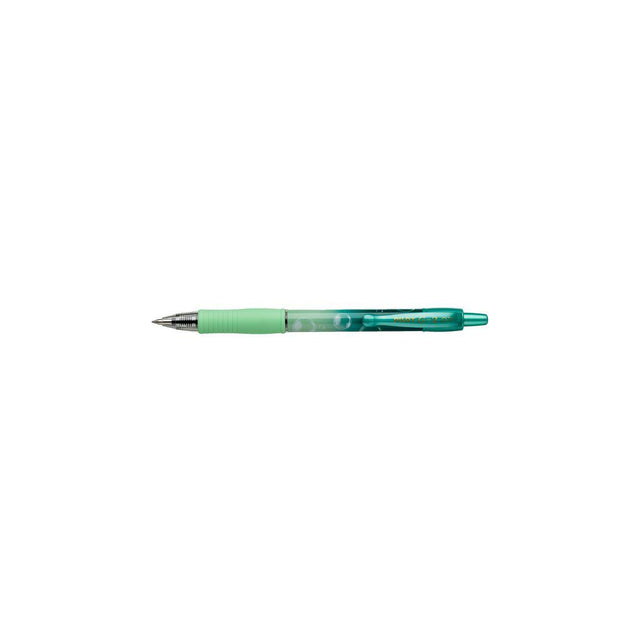 Gel pen PILOT Bubble green G-2 0,7 blue