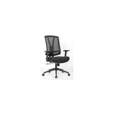 LYRECO Orion mesh black plastic chair
